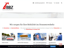 Tablet Screenshot of bbz-barnim.de